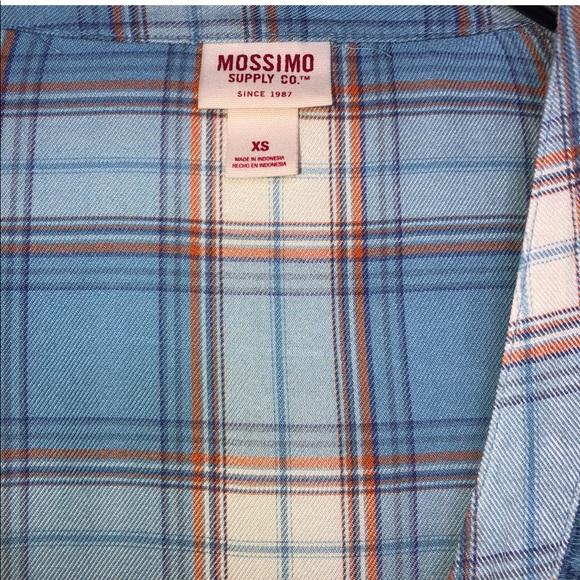 Mossimo Supply Co Ruffle Flannel Shirt XS - Picture 3 of 5